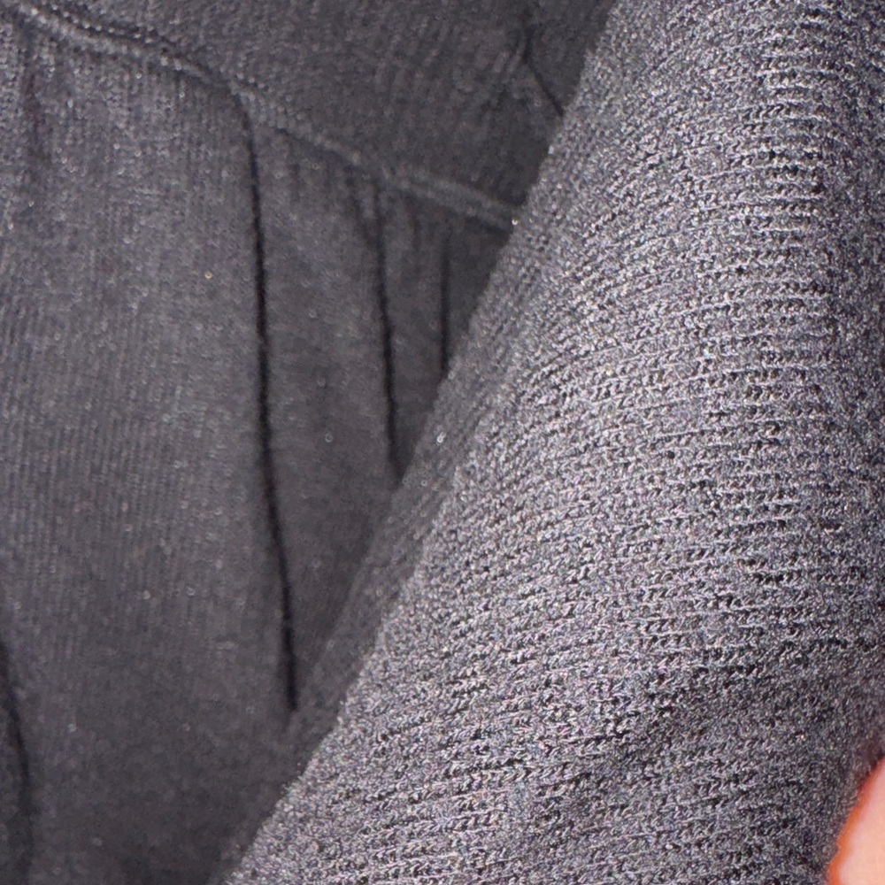 No Boundaries-  Black Jogger Pants & Sherpa Hooded Cardigan Set Size S/M - Picture 12 of 17